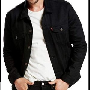 Levi's black denim jean jack